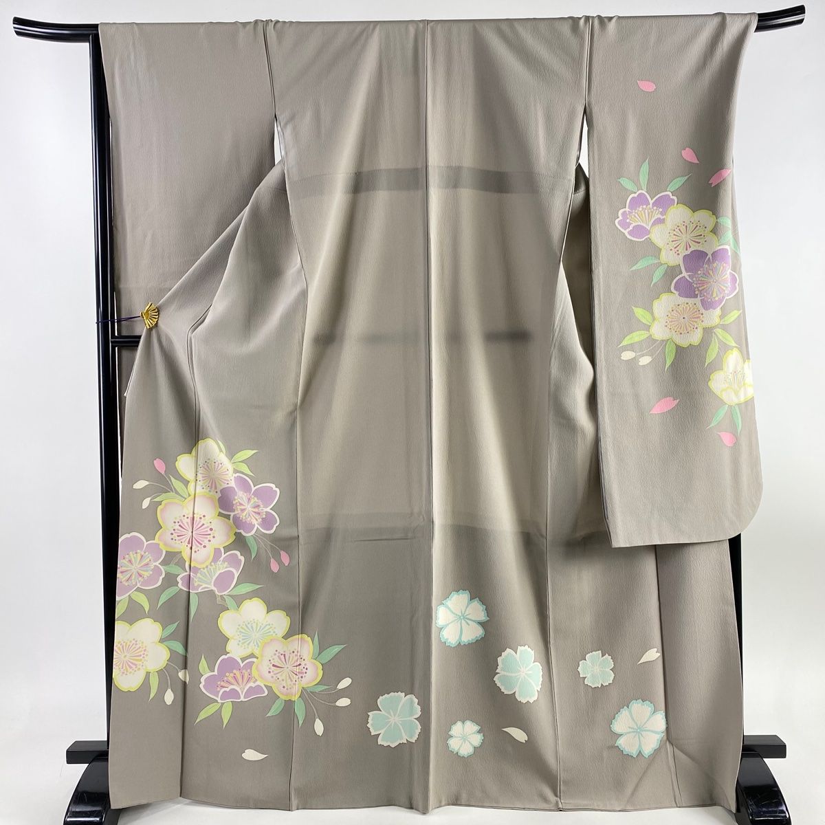 【大特価安い】（8）八寸　名古屋帯　未使用 unused　華沙音　正絹 SILK　着物　Japanese Kimono belt made in Japan 仕立て上がり