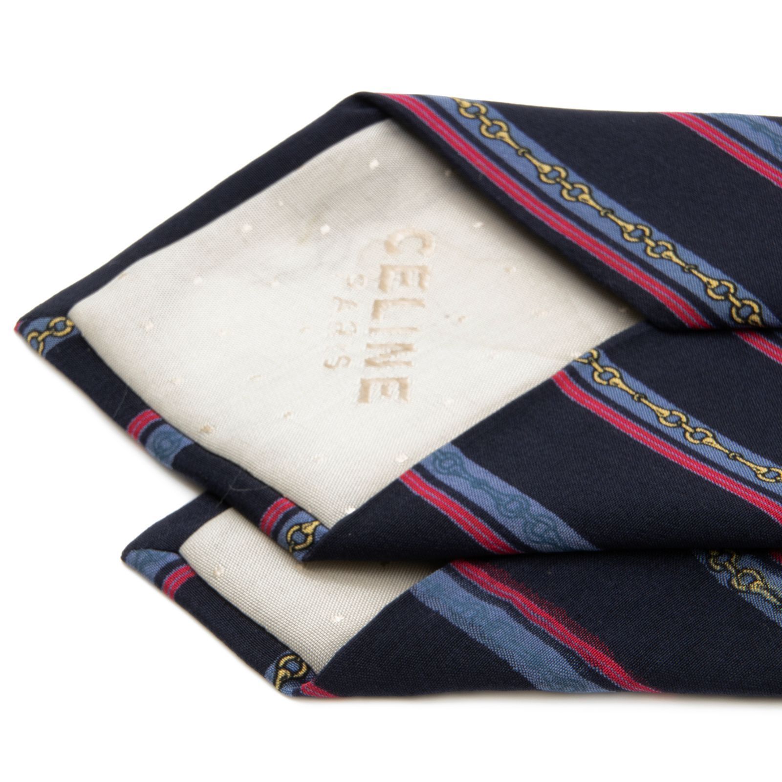 セリーヌ ネクタイ 新品 ジャガードタイ シルク 水色 青 チェック マカダム 手織りネクタイ】 kuska fabric (クスカ) ジャカードタイ 丹後