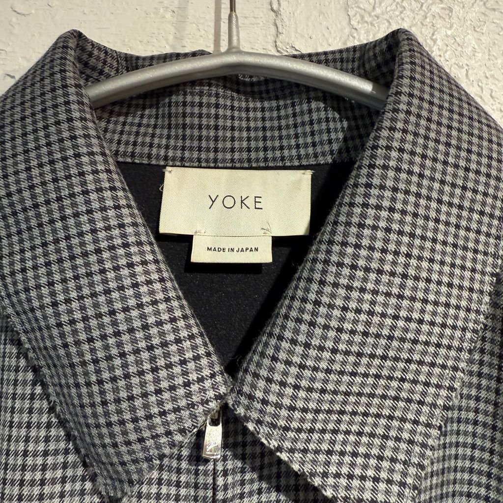 YOKE ドリズラージャケット グレー チェック