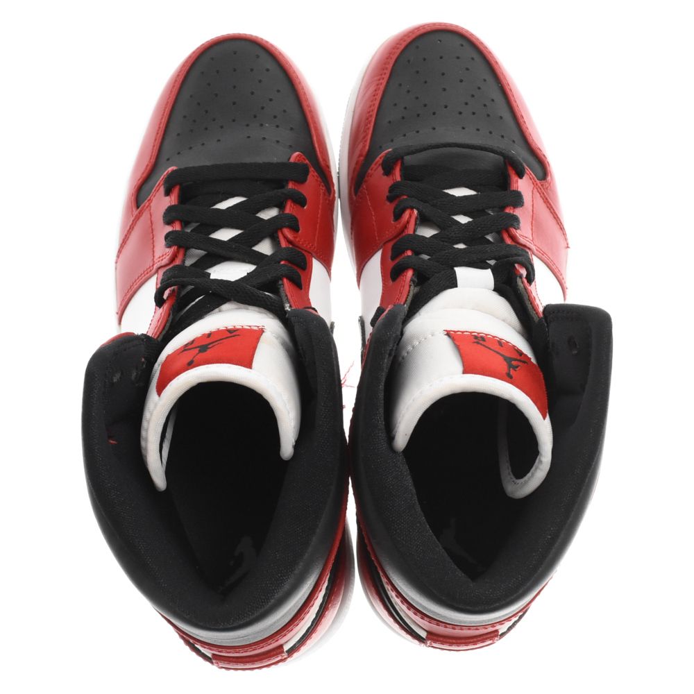 NIKE (ナイキ) AIRJORDAN 1 MID BRED TOE エアジョーダン1 ブレッド