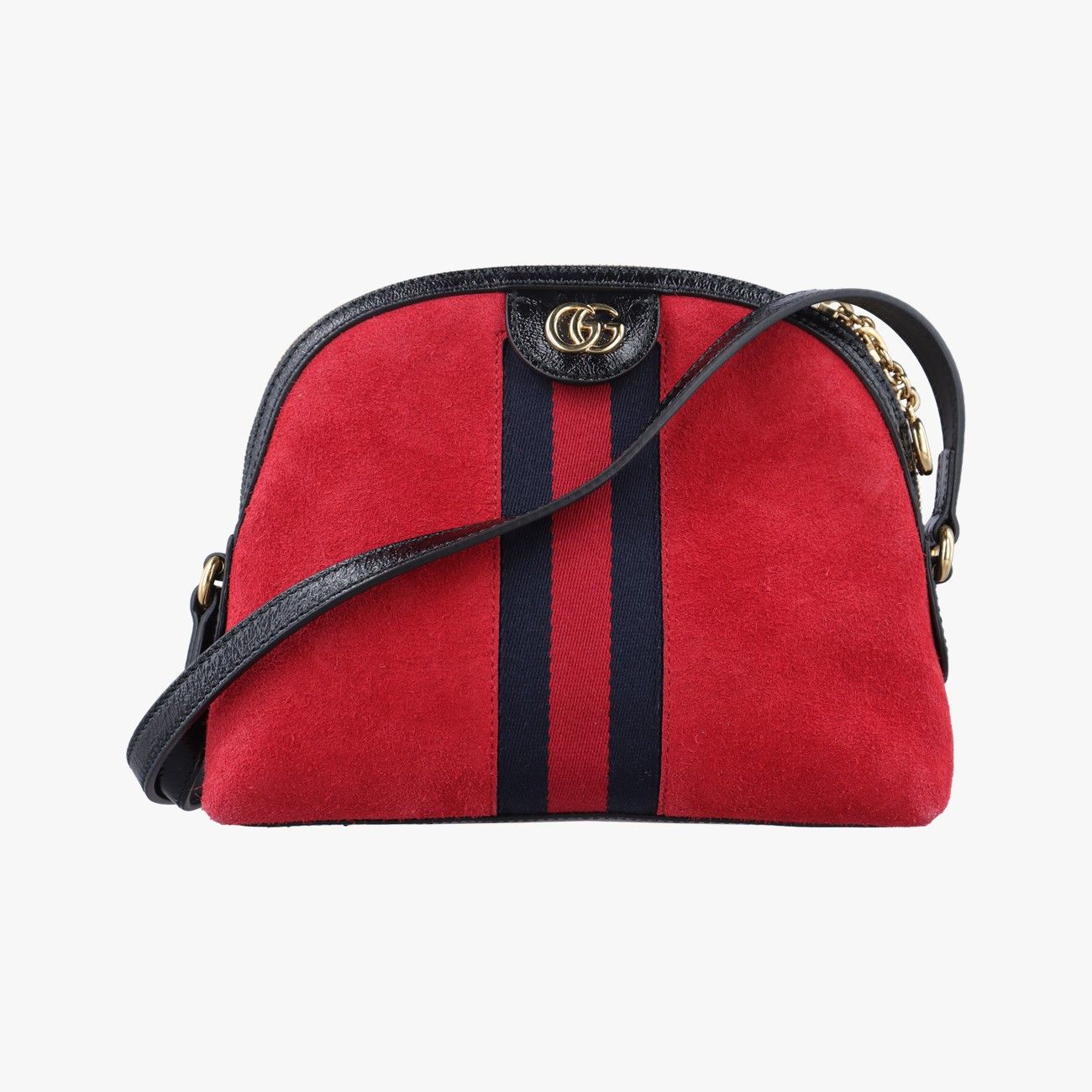 グッチGucciオフィディア レッド×ブラック スエード×レザー 499621 B025780280