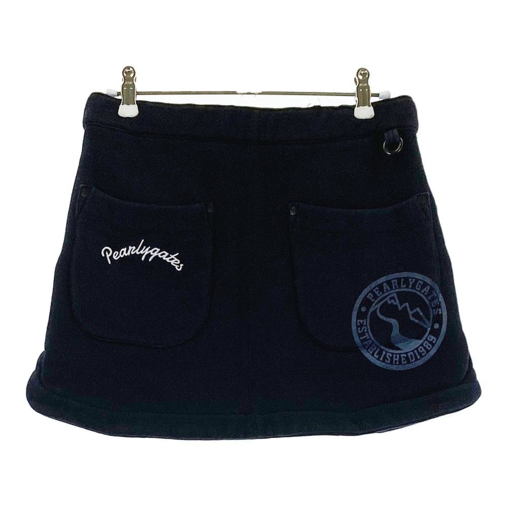 パーリーゲイツ スカート S サイズ 0 ゴルフウェア レディース 裏起毛