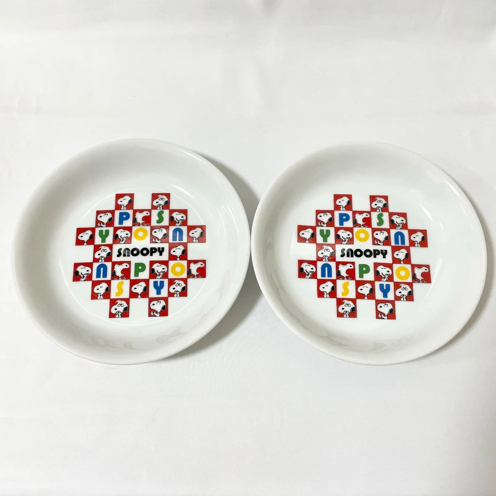 スヌーピー　皿 SNOOPY スヌーピー 皿2枚セット S285 - メルカリ