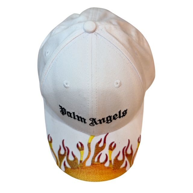 Palm Angels ファイヤー刺繍　キャップ Palm Angels ファイヤー刺繍キャップ