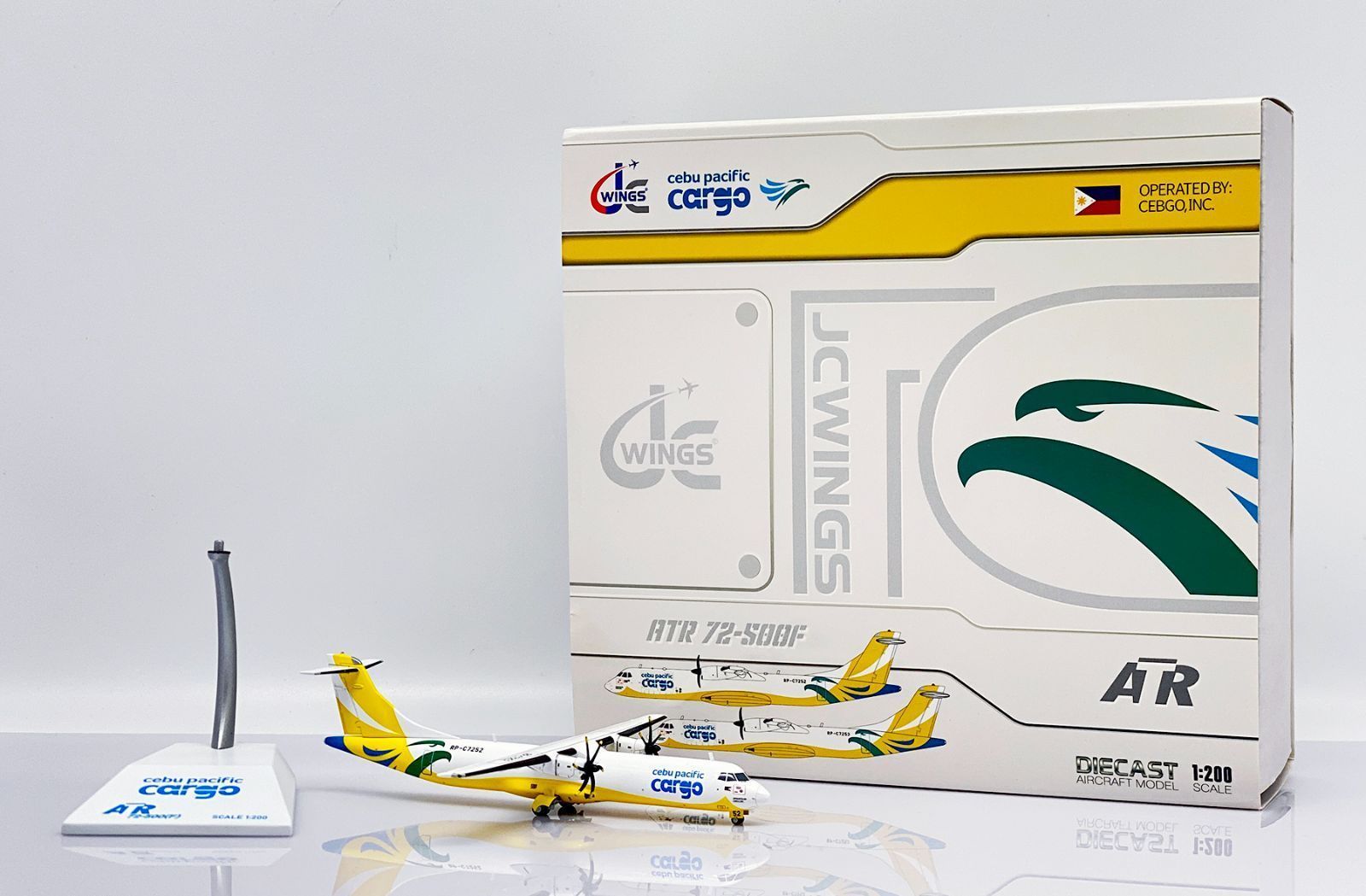 Jcwings セブパシフィックカーゴ ATR72-500F RP-C7252 1|200 XX20268