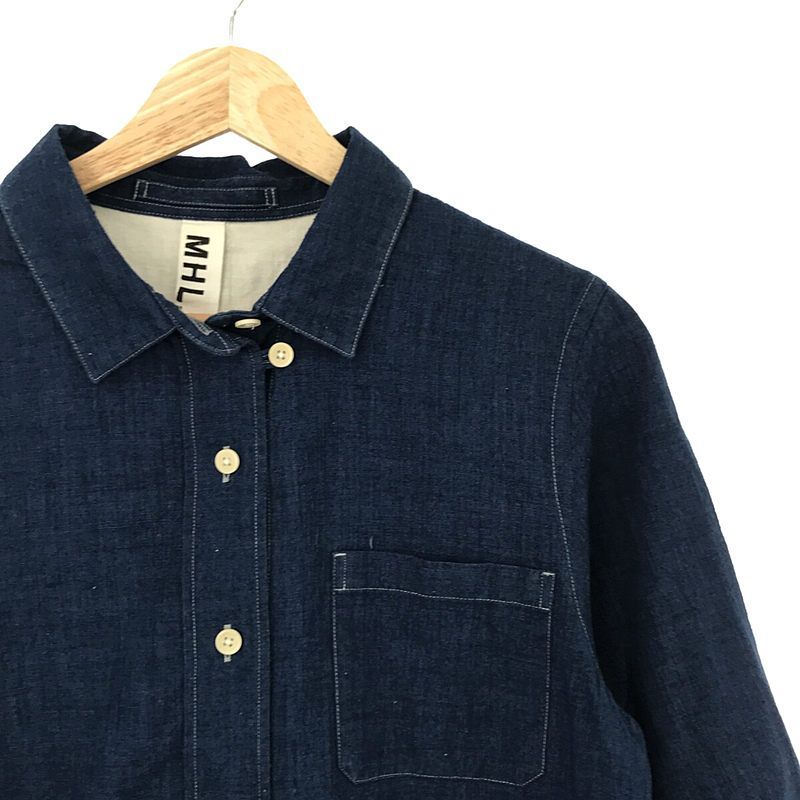 MHL. / エムエイチエルマーガレットハウエル | コットン 7分袖シャツ  