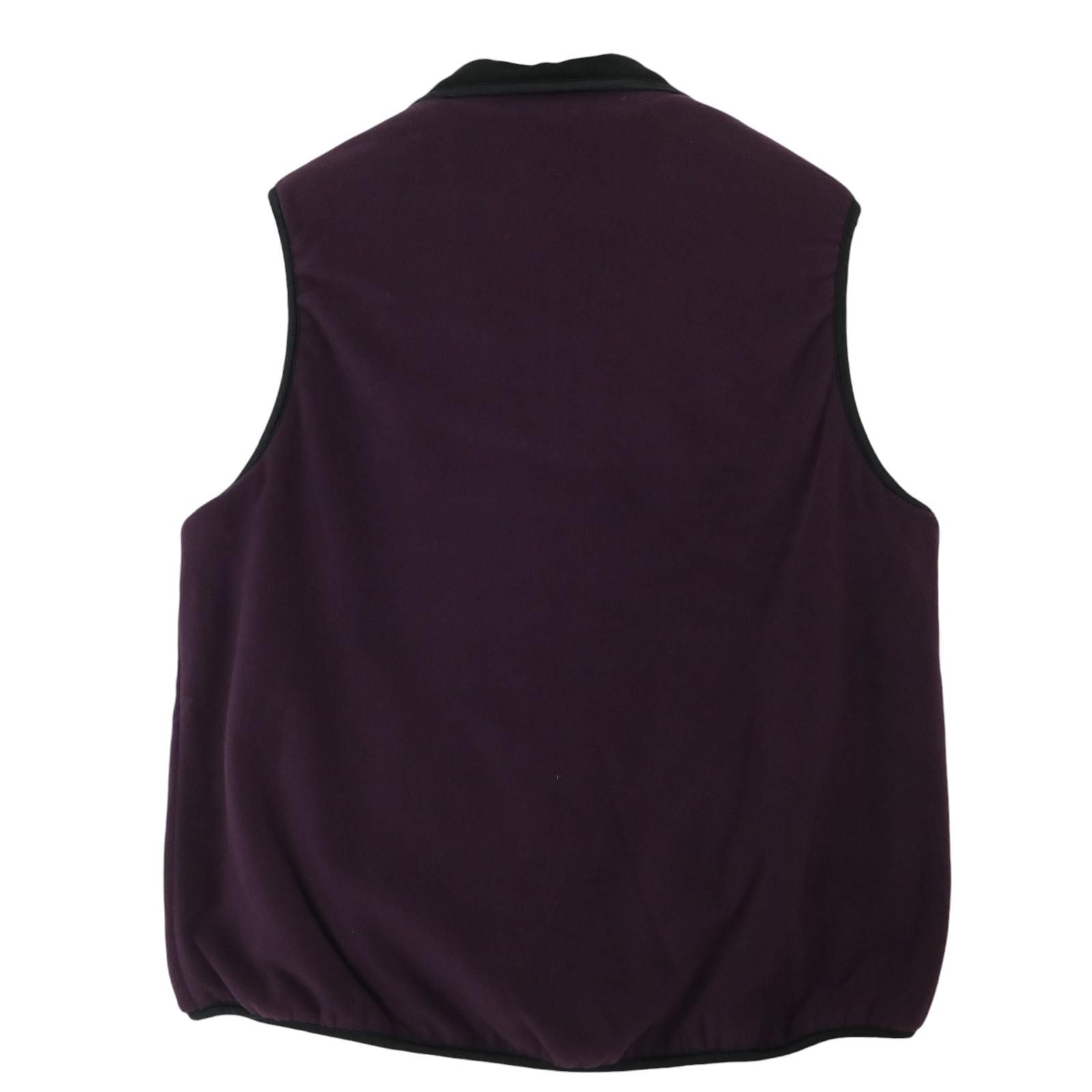 MAATEE&SONS / Cashmere Fleece Reversible Vest マーティーアンドサンズ カシミヤ 100% フリース  リバーシブル ベスト MTUN4103-0901 表記サイズ2 【2409】 - メルカリ