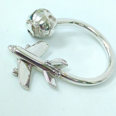 ティファニー 飛行機 シルバー 925 キーリング キーホルダー