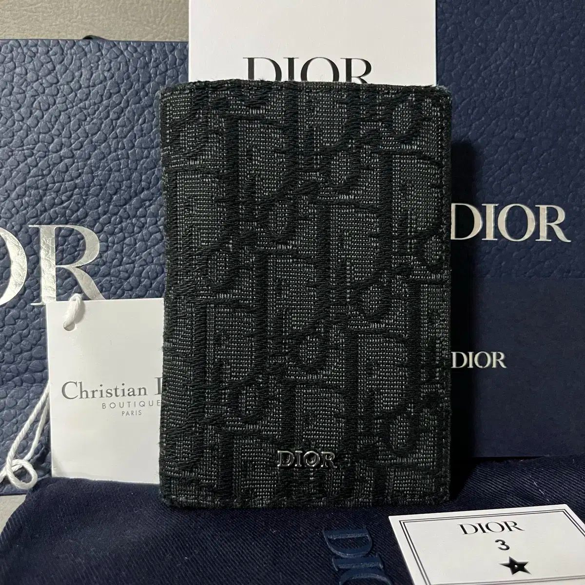 ほぼ新品 Dior(ディオール) オブリーク オーガナイザー カード 