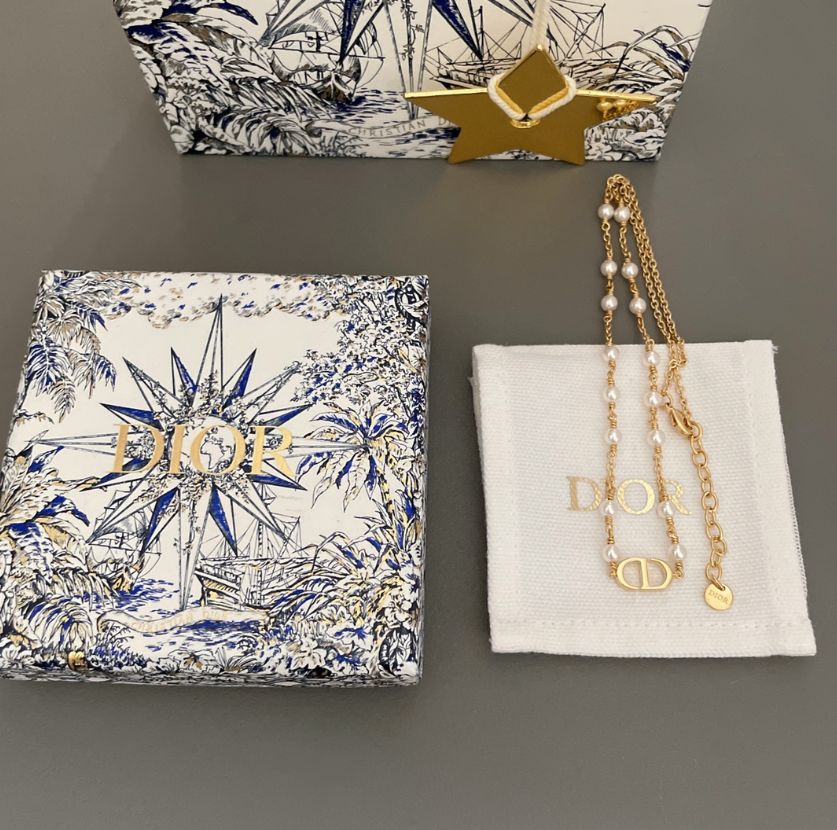 箱あり✨ディオール Dior ゴールドチェーン ネックレス