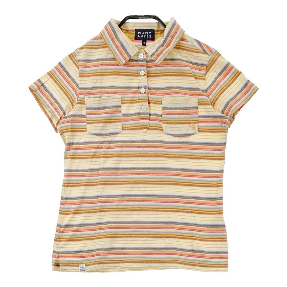 PEARLY GATES - 【超美品】パーリーゲイツ 半袖ポロシャツ オレンジブラウン×ネイビー ボーダー  レディース 1(M) ゴルフウェア PEARLY GATES 楽天市場】【PREMIUM SALE 30%OFF】PEARLY GATES パーリーゲイツ