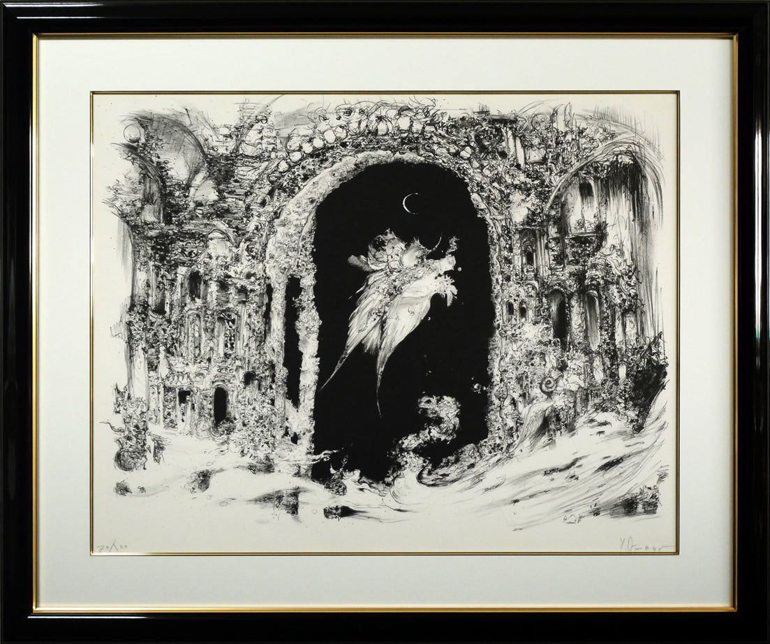 江口寿史 版画「rouge」 Tonari no Zingaro 江口寿史と、村上隆率いる