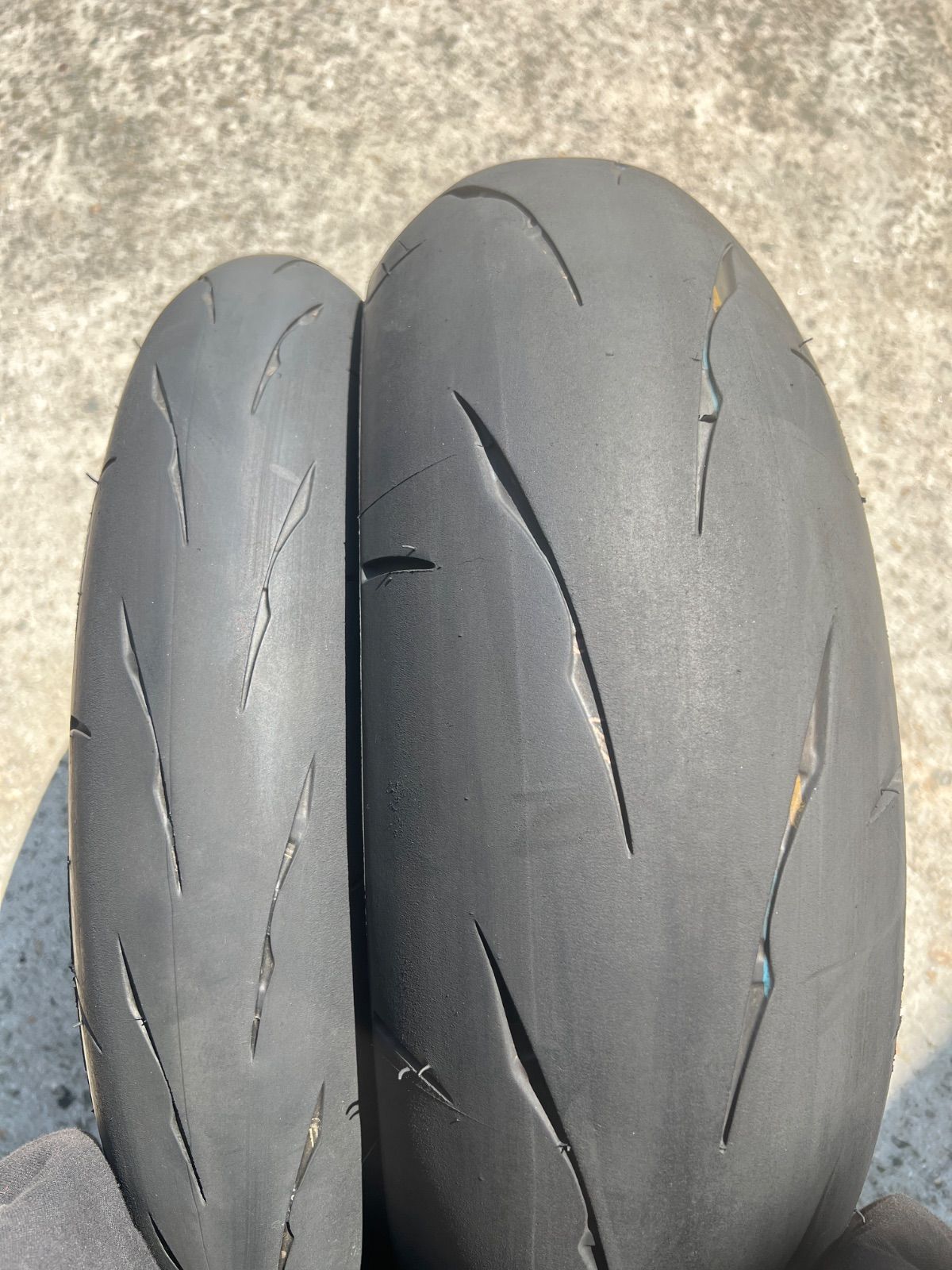 ブリヂストン　RS11　前後セット BATTLAX ブリヂストン RACING STREET RS11 前後セット 120