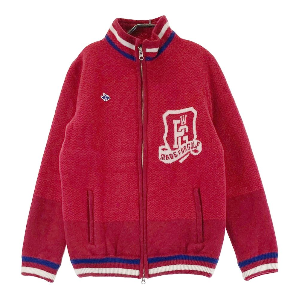 サイズ：1 PEARLY GATES パーリーゲイツ 裏ボア ニット ジップ