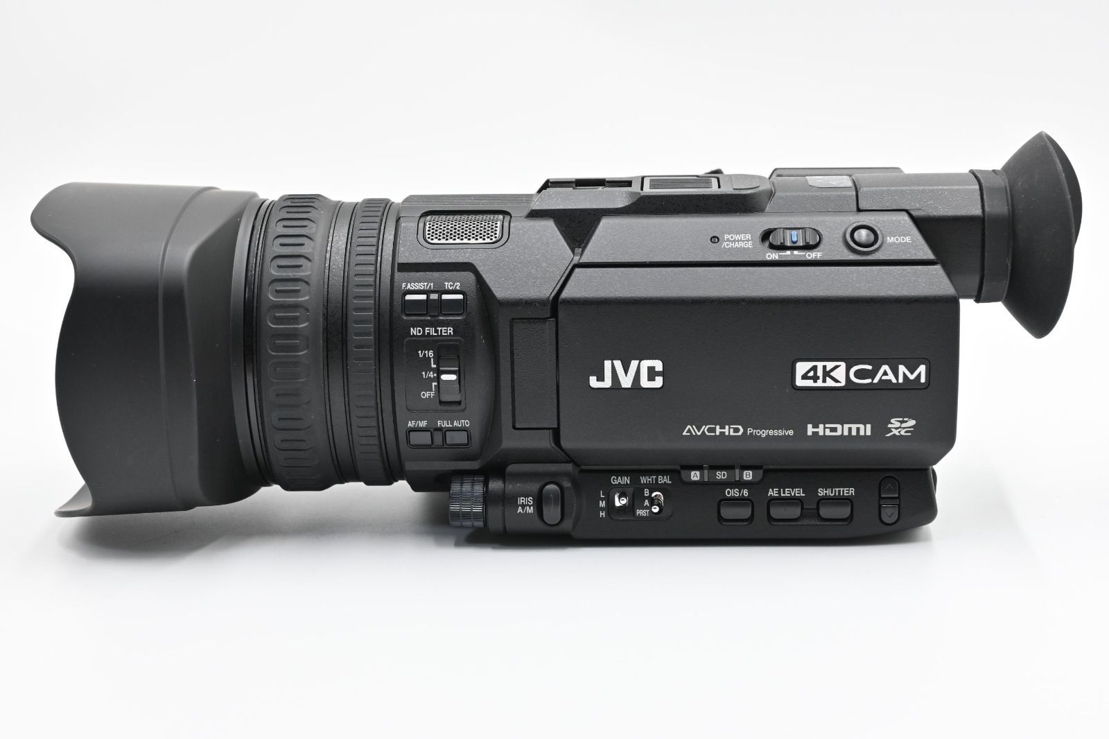 通電時間16時間！JVC 4Kメモリーカードカメラレコーダー GY-HM1759万円 