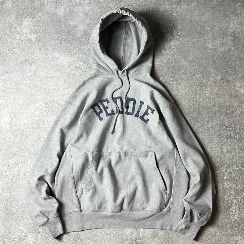 00s Champion 染み込み カレッジ プリント オリジナル リバース 