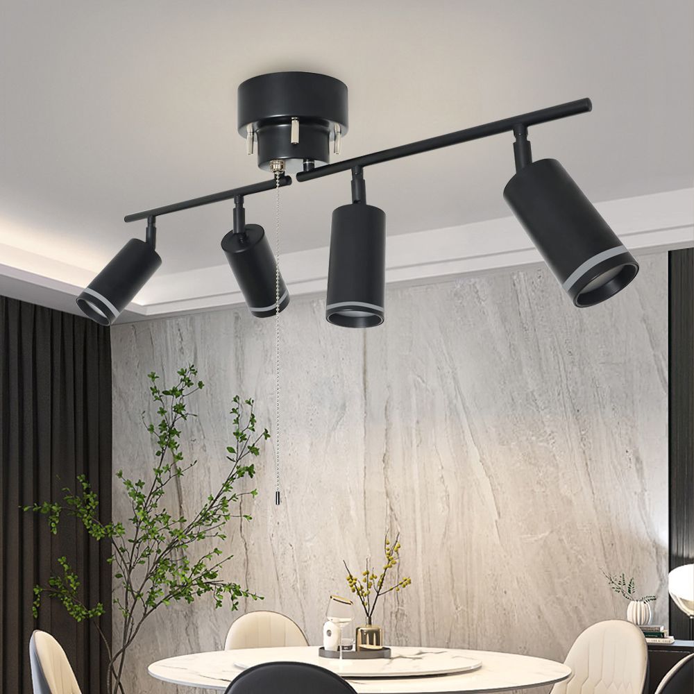 ブラック4灯シーリングライト GU10 ブラック4灯シーリングライト GU10 シーリングライト 4灯 おしゃれ