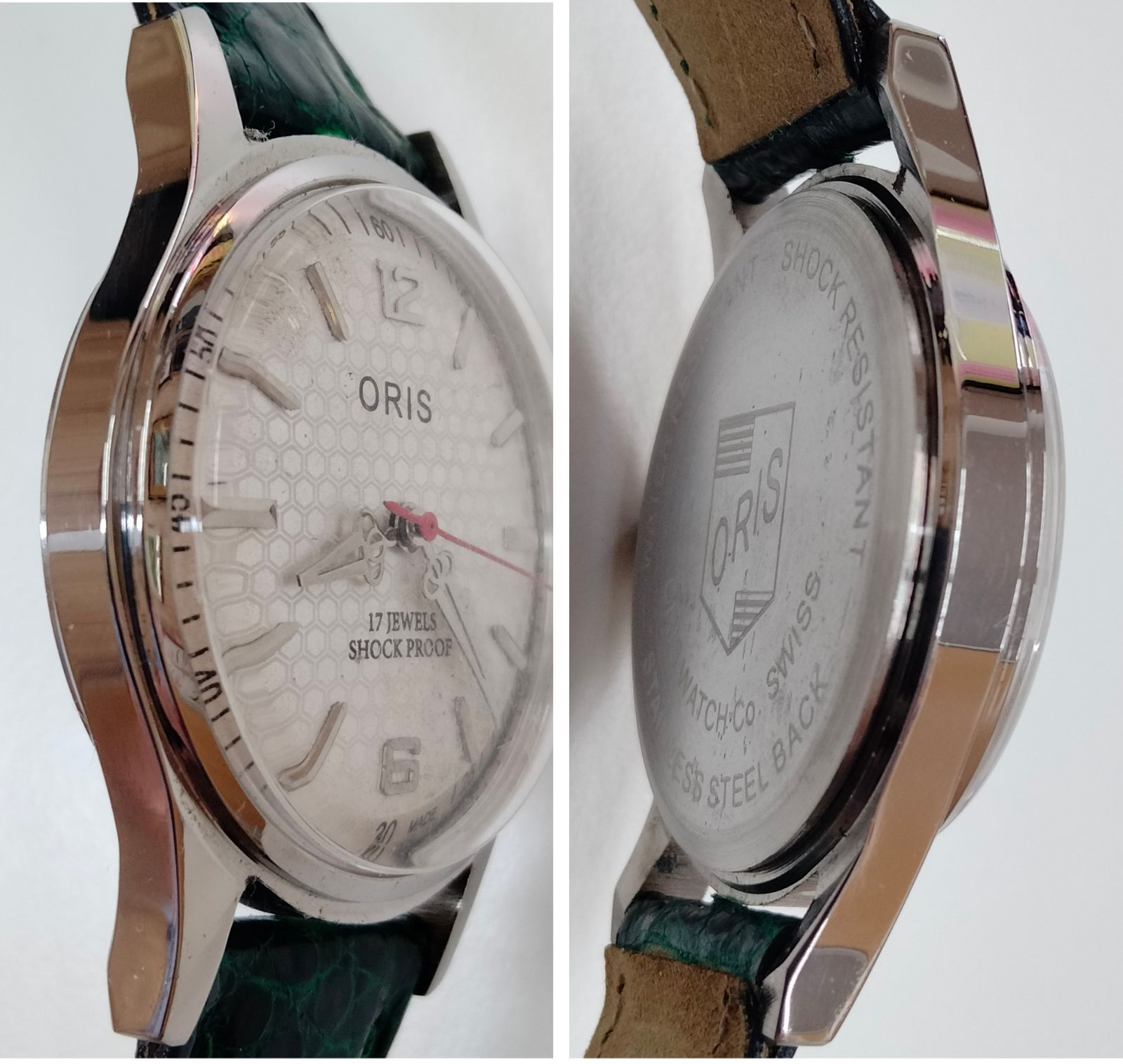 美品 ヴィンテージ】ORIS オリス 17石 シルバーダイヤル 機械式手巻き 