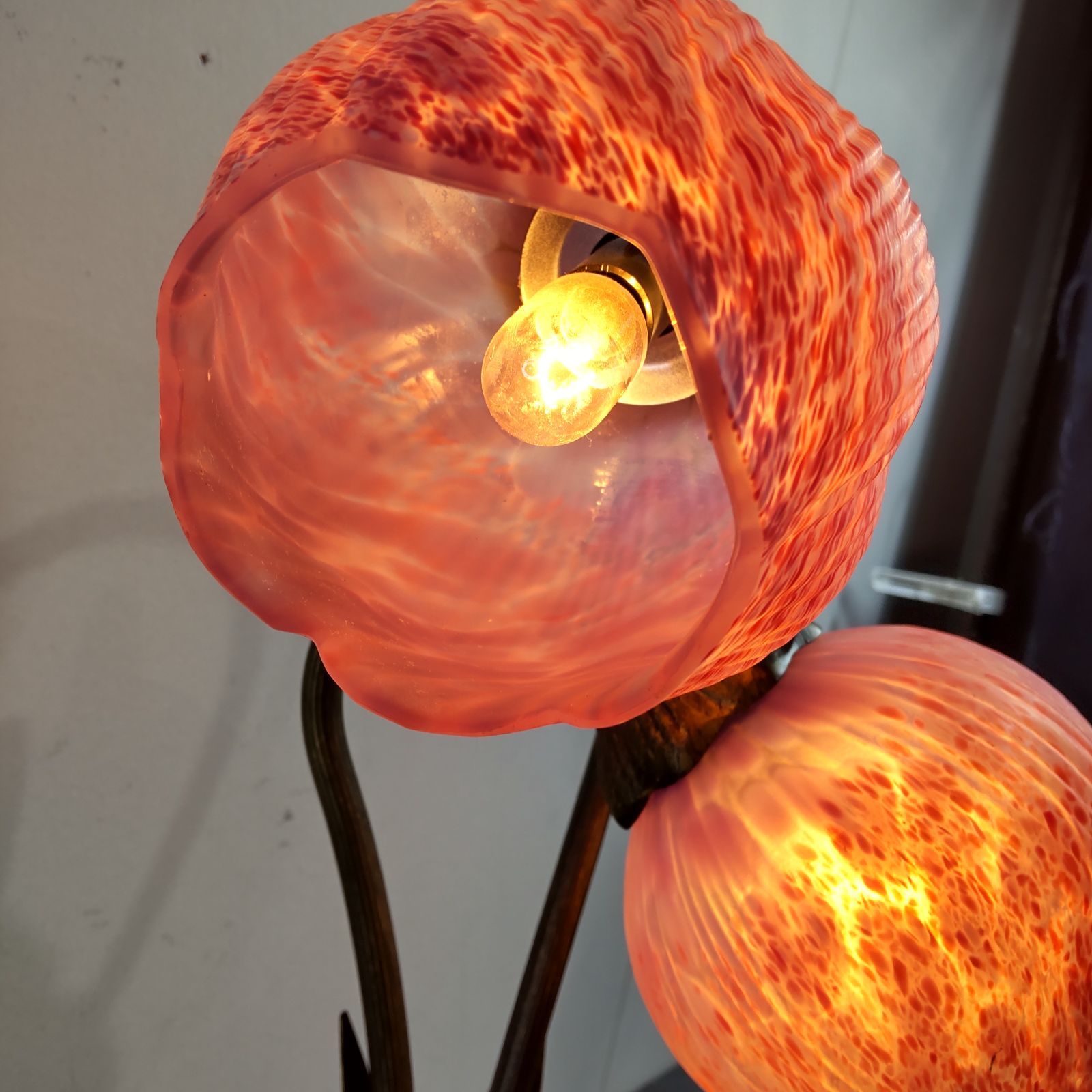 HOYA クリスタル クリスタルライト 花あかり 電気スタンド