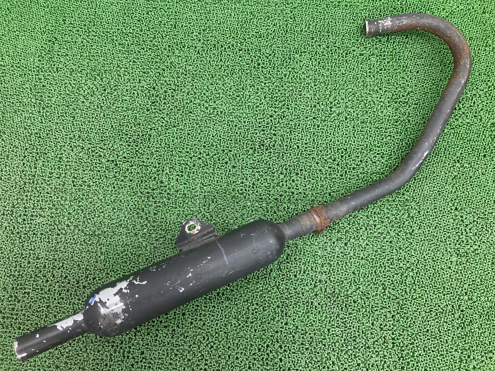 エストレヤ マフラー K396 カワサキ 純正 中古 バイク 部品 BJ250A エストレア ESTRELLA ブラック塗装 フルエキ 車検 Genuine