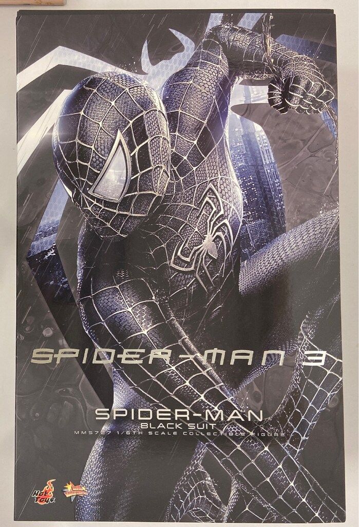 HOTTOYS MOVIE MASTERPIECE SPIDER MAN | BLACK SUIT MMS727 MMS727