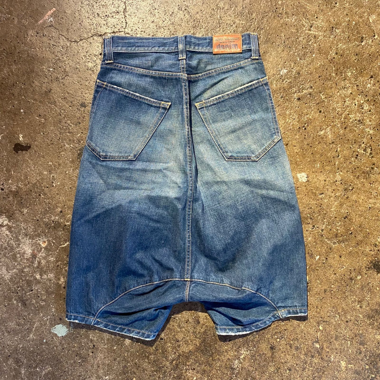 JUNYA WATANABE Denim 09SS サルエル デニムハーフパンツ