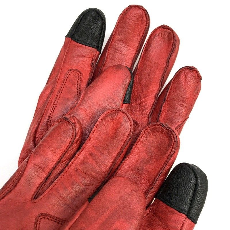 デグナー レザーグローブ TG-74 Mサイズ レッド 赤 ヴィンテージ