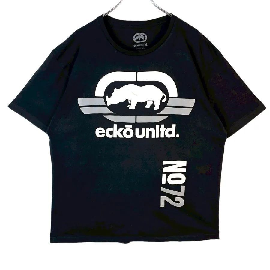 エコーアンリミテッドEcko Unltd半袖Tシャツデカロゴプリントロゴドン 