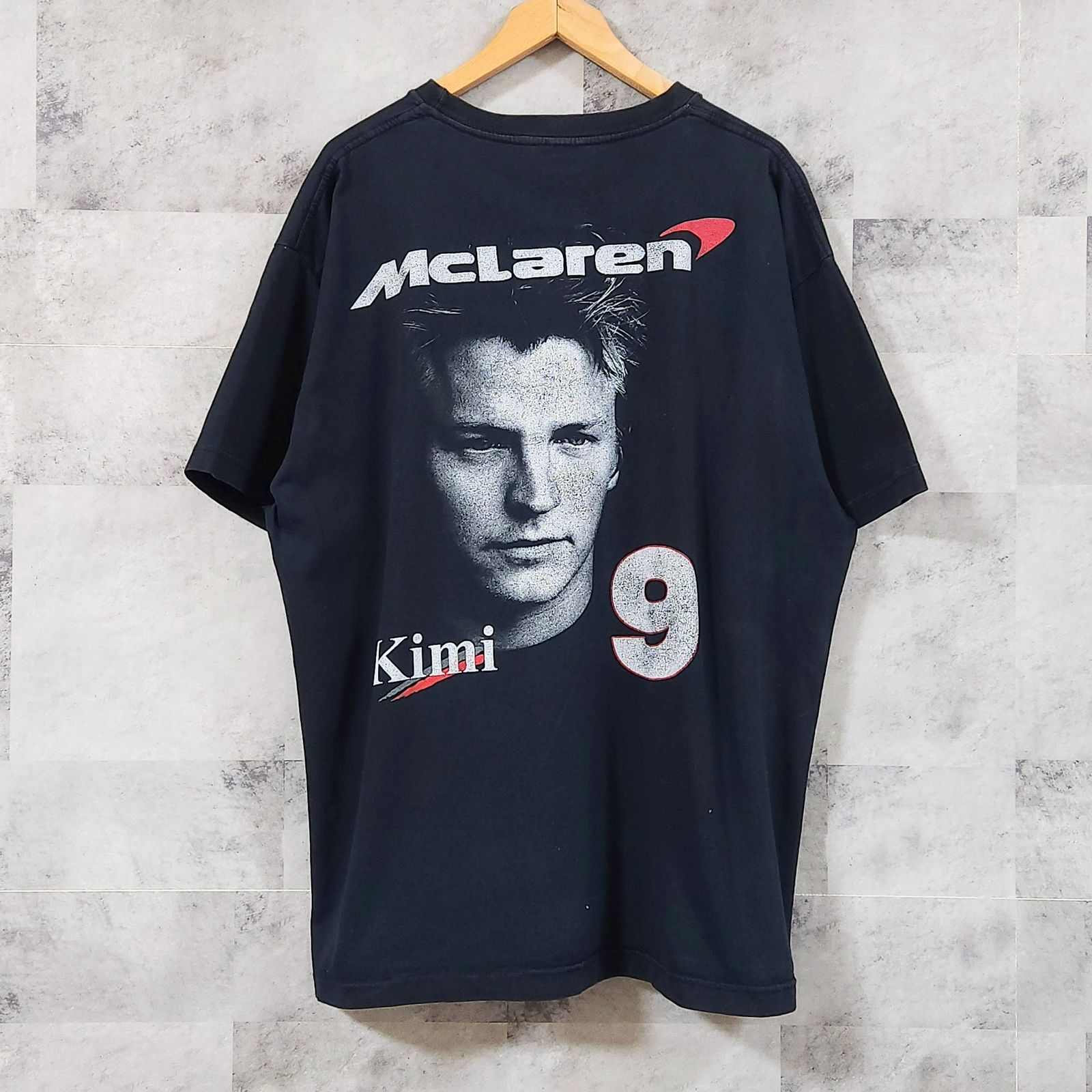 Kimi Raikkonen Tee XL size プリント ヴィンテージ F1 ストリート