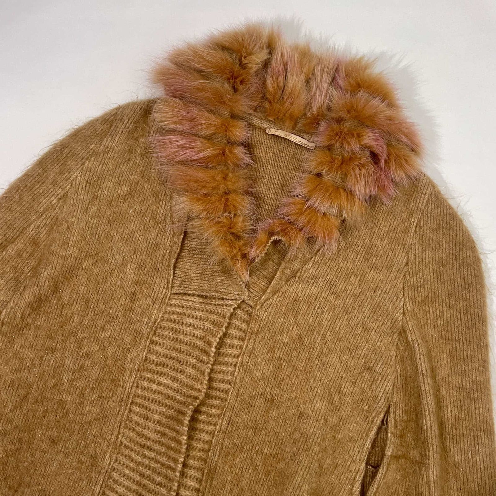 クラスロベルトカヴァリ ファーニットジャケット ロベルトカヴァリ