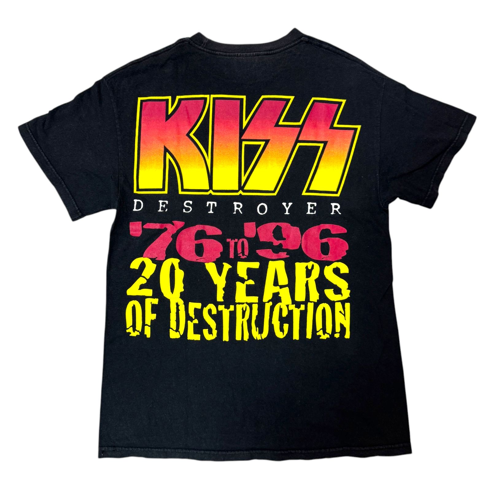 90s KISS キッス 20 YEARS OF DESTRUCTION Mサイズ バンドTシャツ 