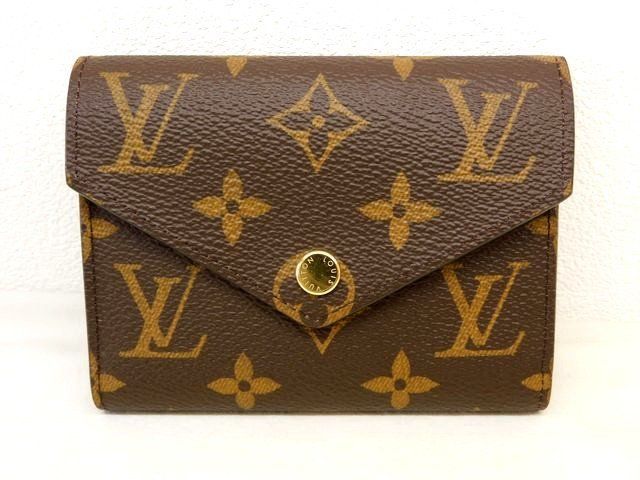 ヴィトン M62472 モノグラム ポルトフォイユ･ヴィクトリーヌ コンパクト 財布 ウォレット Louis Vuitton ♥ □7I