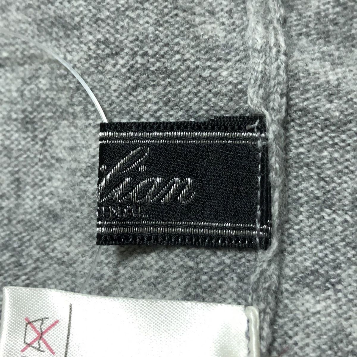 leilian - Leilian(レリアン) カーディガン サイズ11 M レディース - グレー×ネイビー 長袖 Leilian(レリアン) カーディガン サイズ11 M レディース