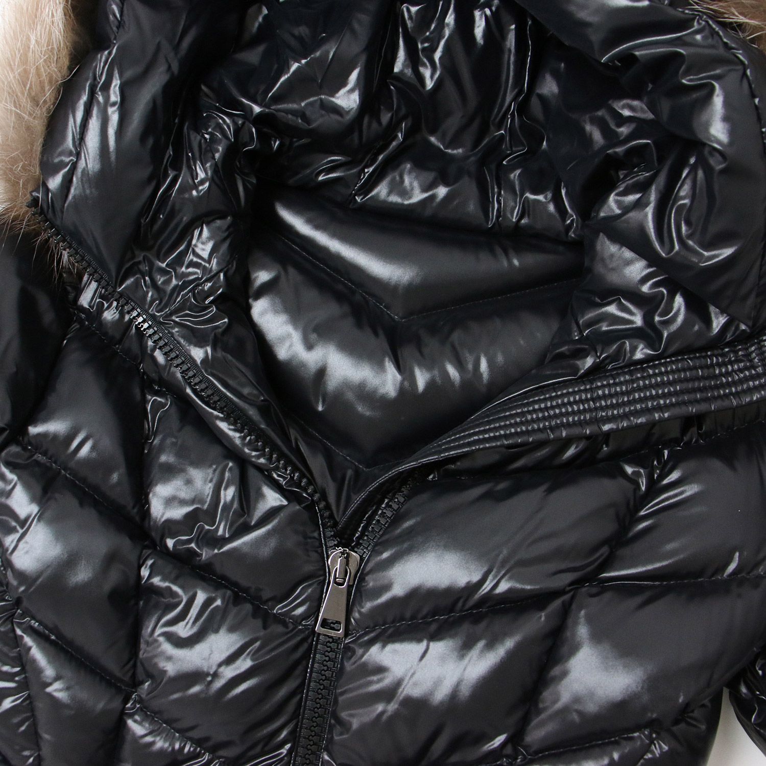 美品 MONCLER モンクレール ナイロン ダウン コート ロングダウン 