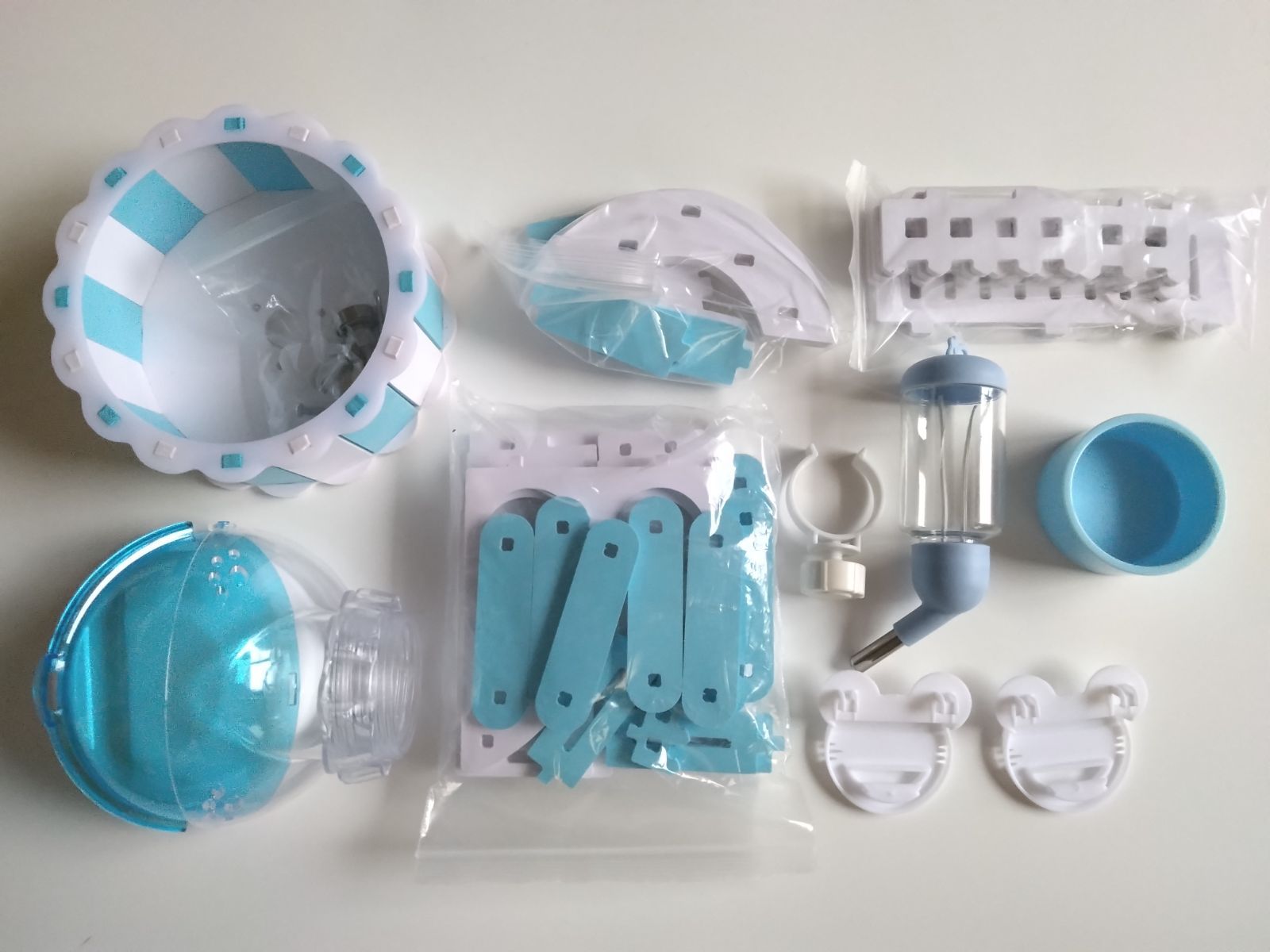 新品】ハムスター 二階建て ケージ ブルー - メルカリ