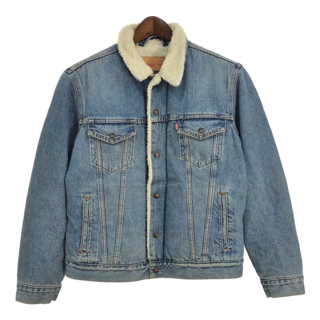 Levi's リーバイス デニムボアジャケット ブルー (メンズ M) 中古 古着 T0570