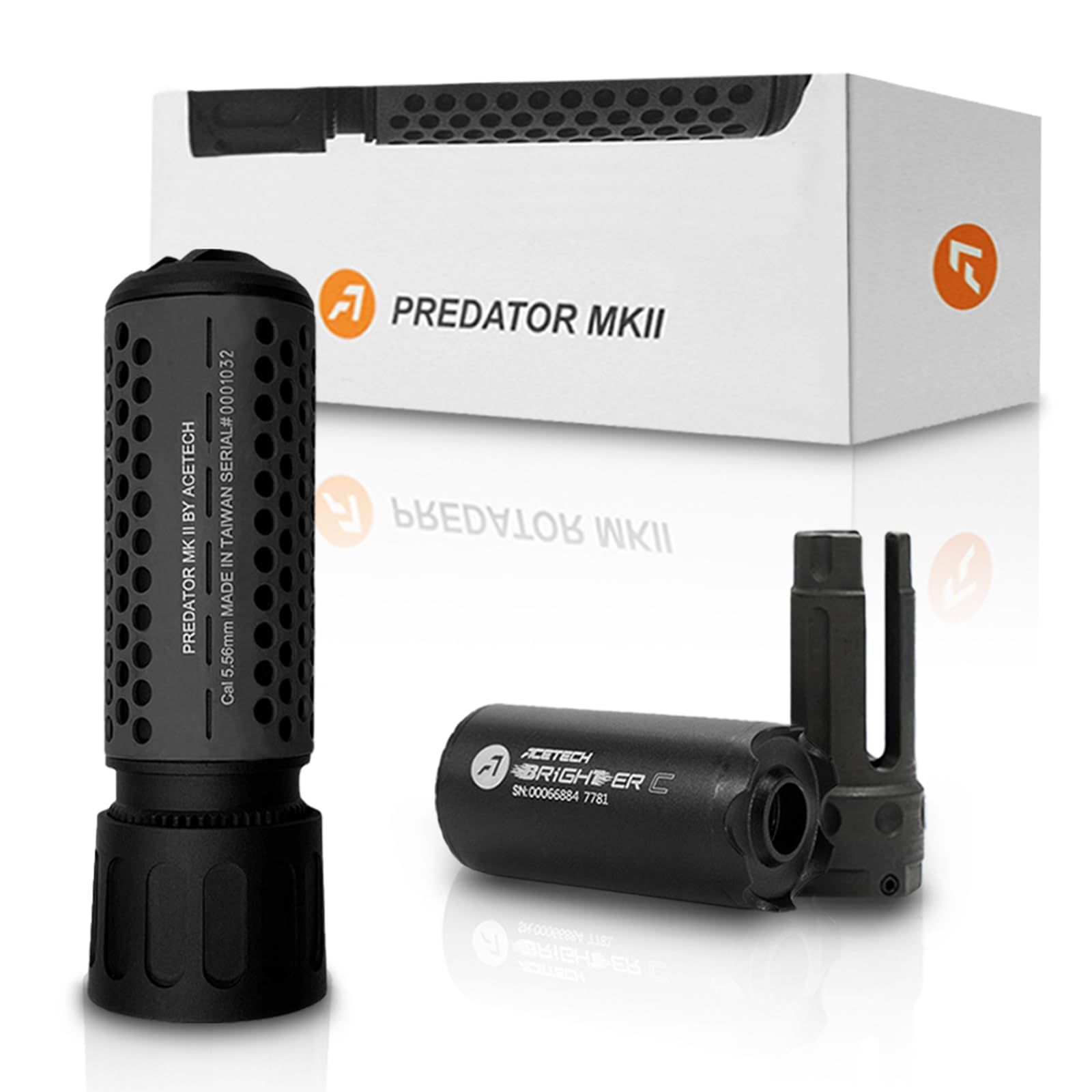 ACETECHトレーサーユニット Predator MKIII 発光システム M14 逆ネジ対応 サバゲー グリーン蓄光弾適用