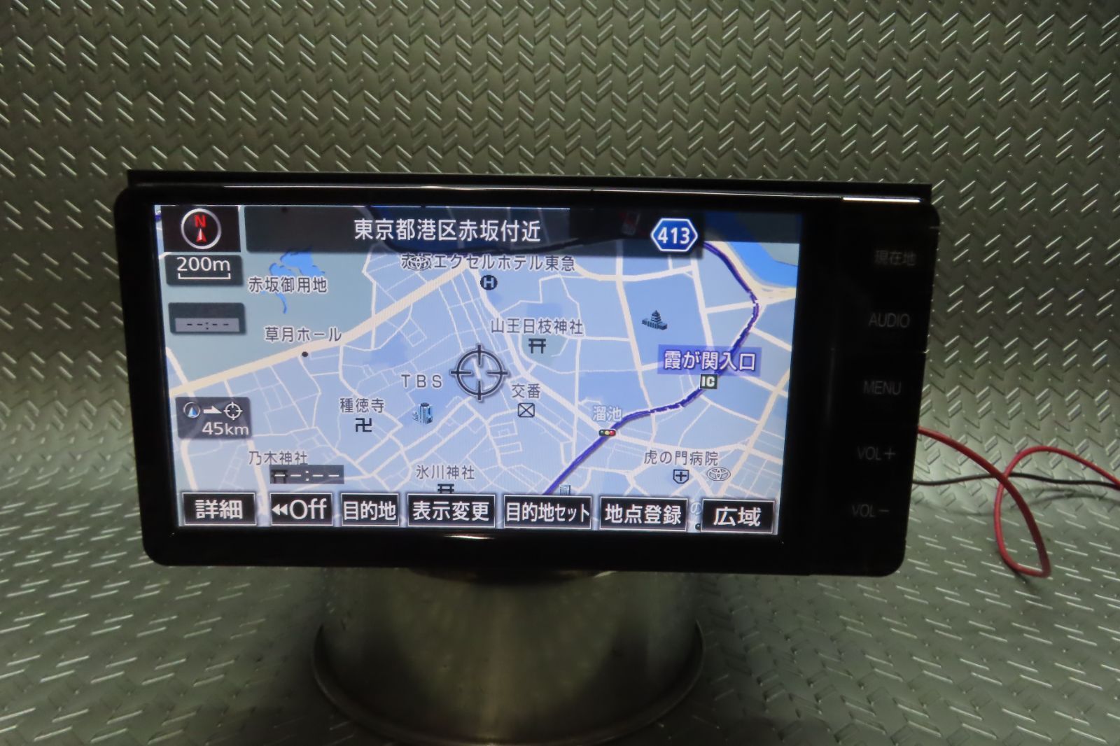 完動品保証付 W6363|トヨタ純正 SDナビ NSZT-W64 TV地デジフルセグ内蔵 Bluetooth内蔵 TV視聴OK ロック解除済 本体のみ