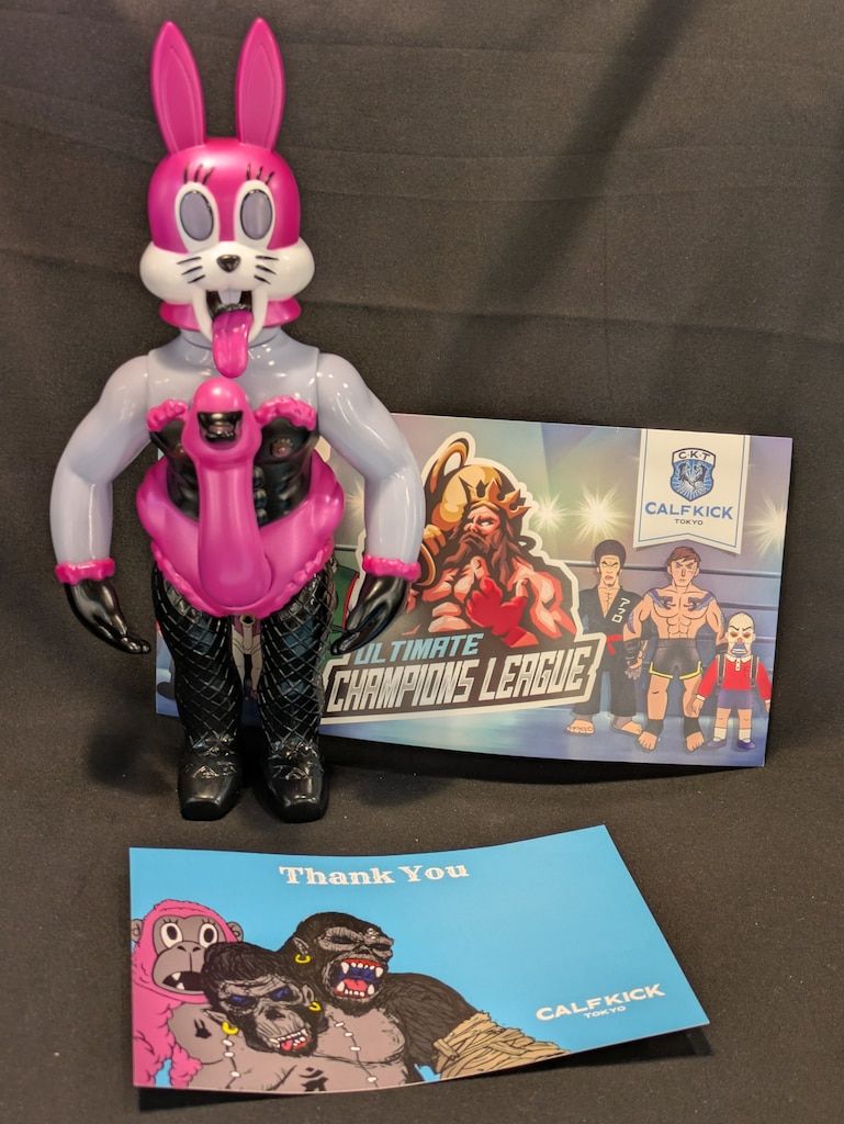 フィギュア CALF KICK TOKYO ULTIMATE CHAMPIONS LEAGUE エトワール・バニー 7期 ピンク、再び