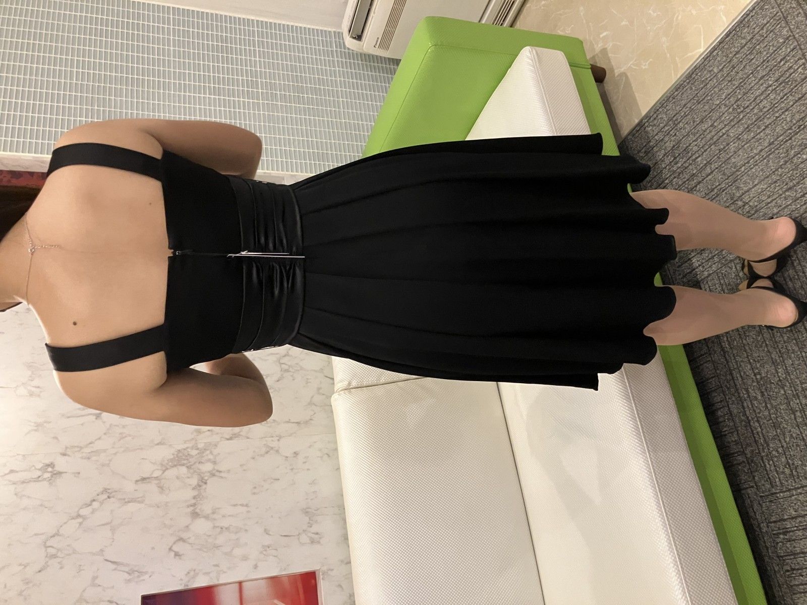 フォロー割5% 美品 試着のみ MAITRESSE ワンピース ドレス 黒