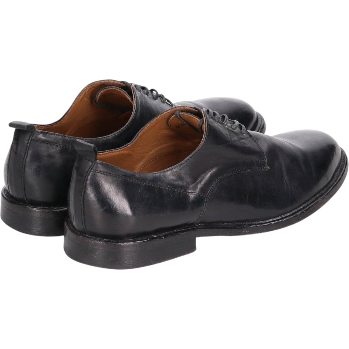 古着 バーニーズニューヨーク BARNEYS NEWYORK プレーントゥシューズ イタリア製 メンズ27.5cm相当|saa013931