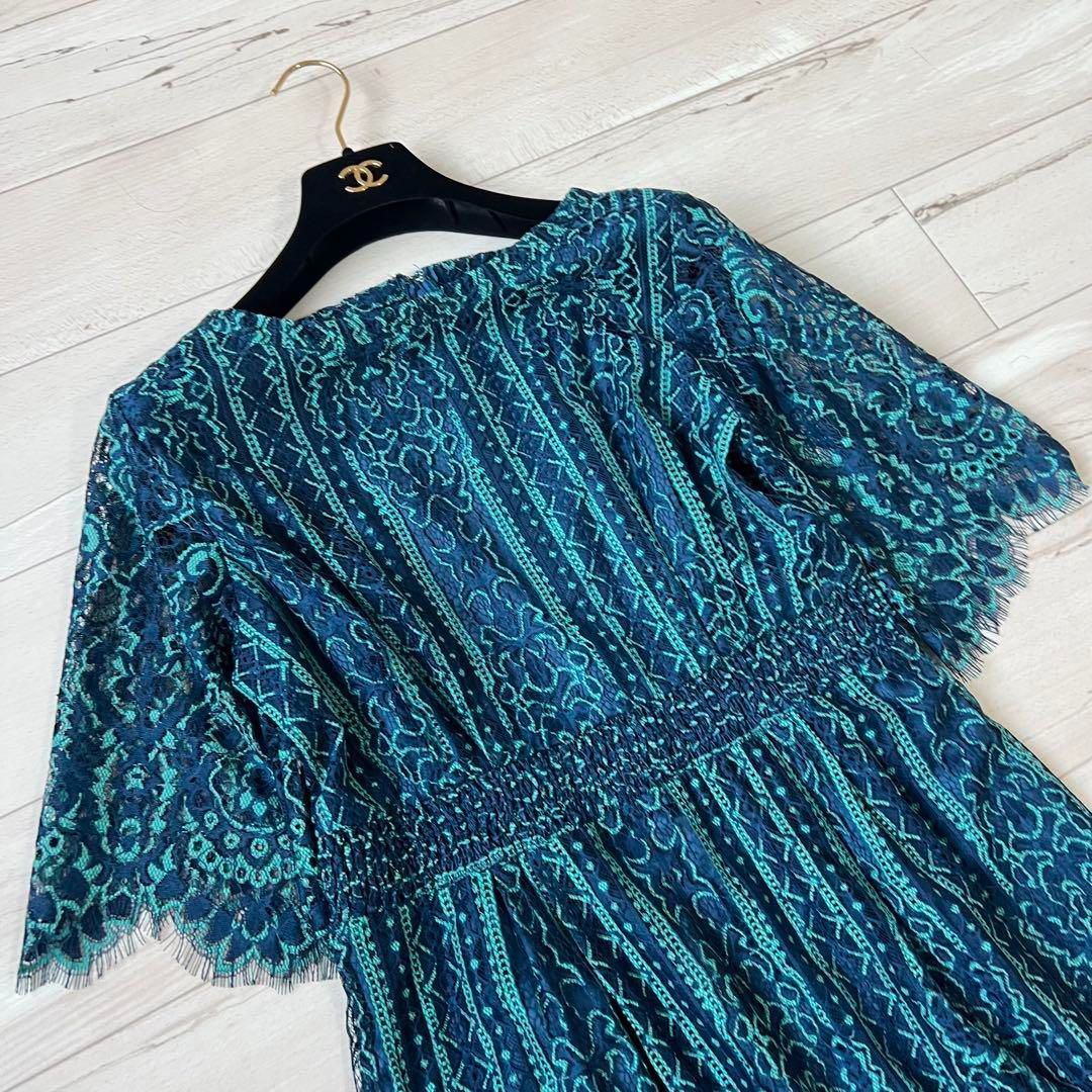 極美品】大きいサイズ プールヴー パーティー レース刺繍 オケージョン