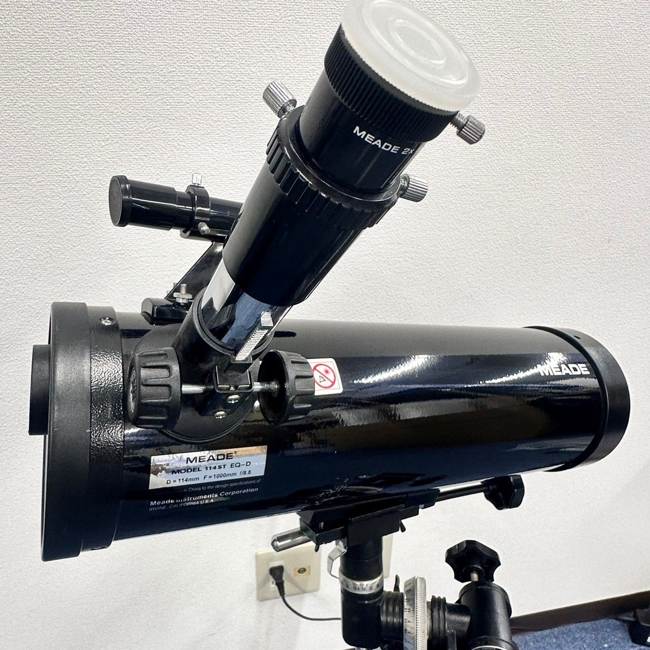 MEADE 天体望遠鏡 114ST EQ-D 三脚セット - メルカリ