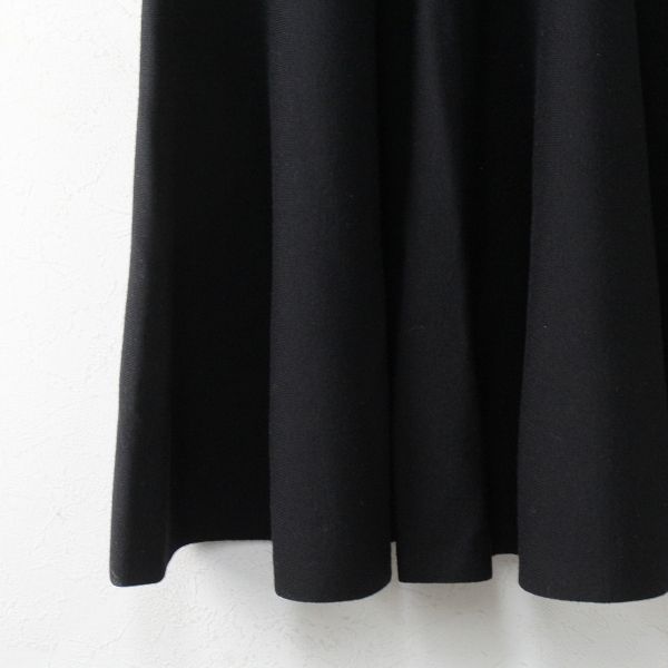 2018AW L'Appartement アパルトモン Mermaid Skirt マーメイドスカート 34/ブラック ウール フレア【2400013101936】