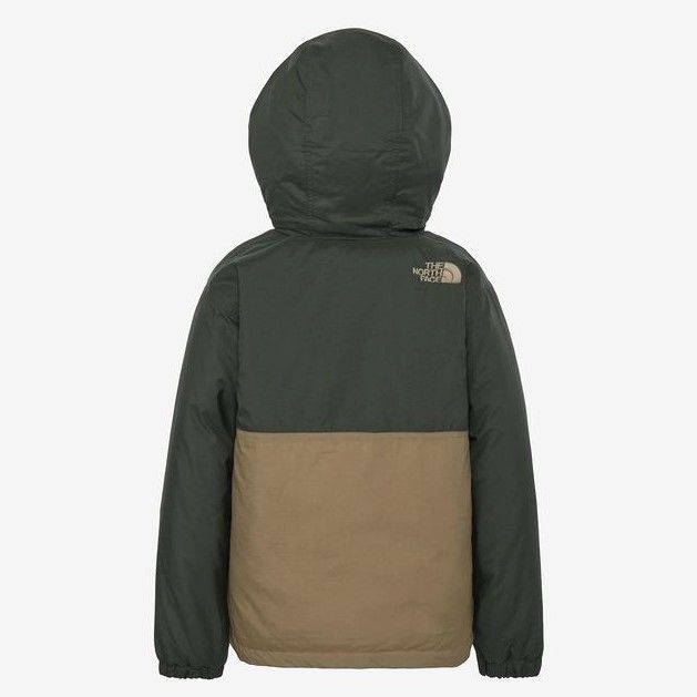 ザ ノース フェイス コンパクトノマドジャケット キッズ アルパイン×クラシックカーキ