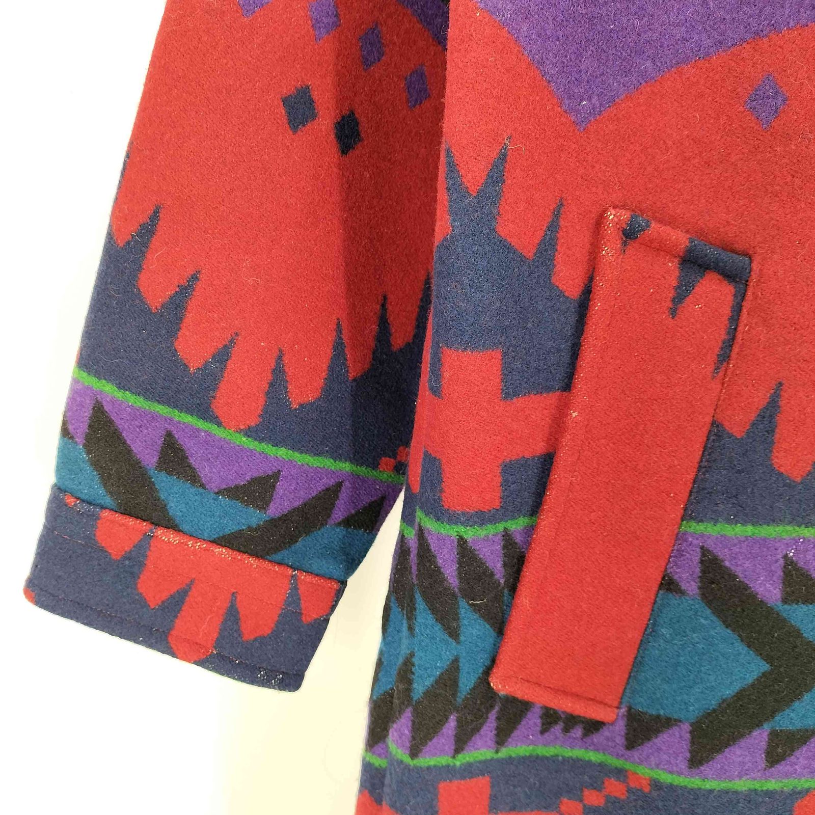 稀少⭐︎ 90s ペンドルトン・ウェスタンフリンジ付きウールラグ