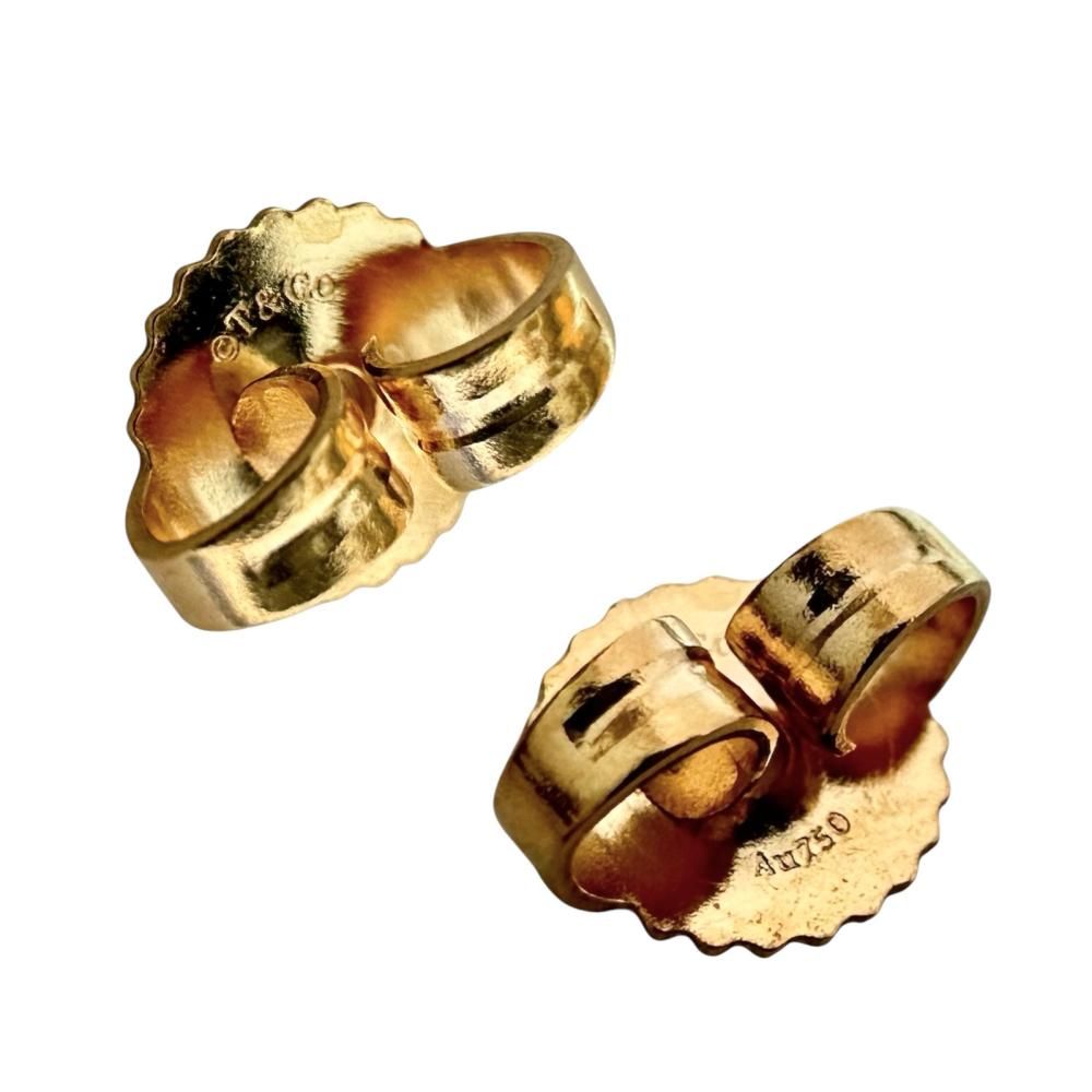 TIFFANY&Co./ティファニー】Tワイヤー フープ ピアス K18PG TIFFANY&Co./ティファニー】Tワイヤー フープ ピアス K18PG