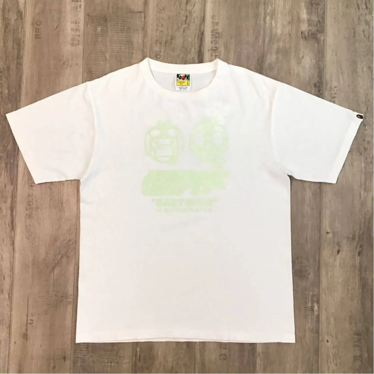 春のコレクション ape bathing a Lサイズ Tシャツ マイロ × 仮面 ...