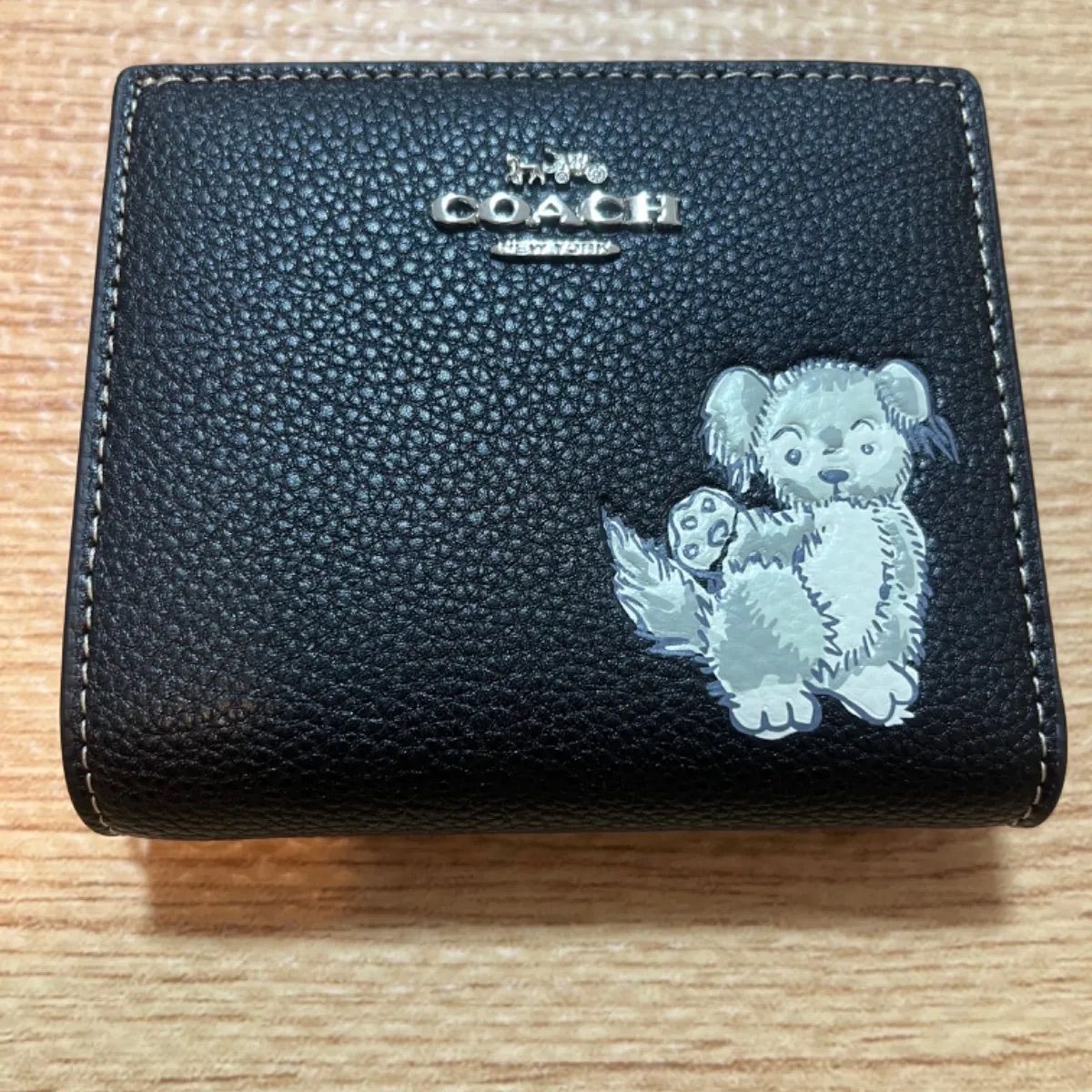 COACH スナップ ウォレット・ハッピー ドッグ 二つ折り財布 COACH