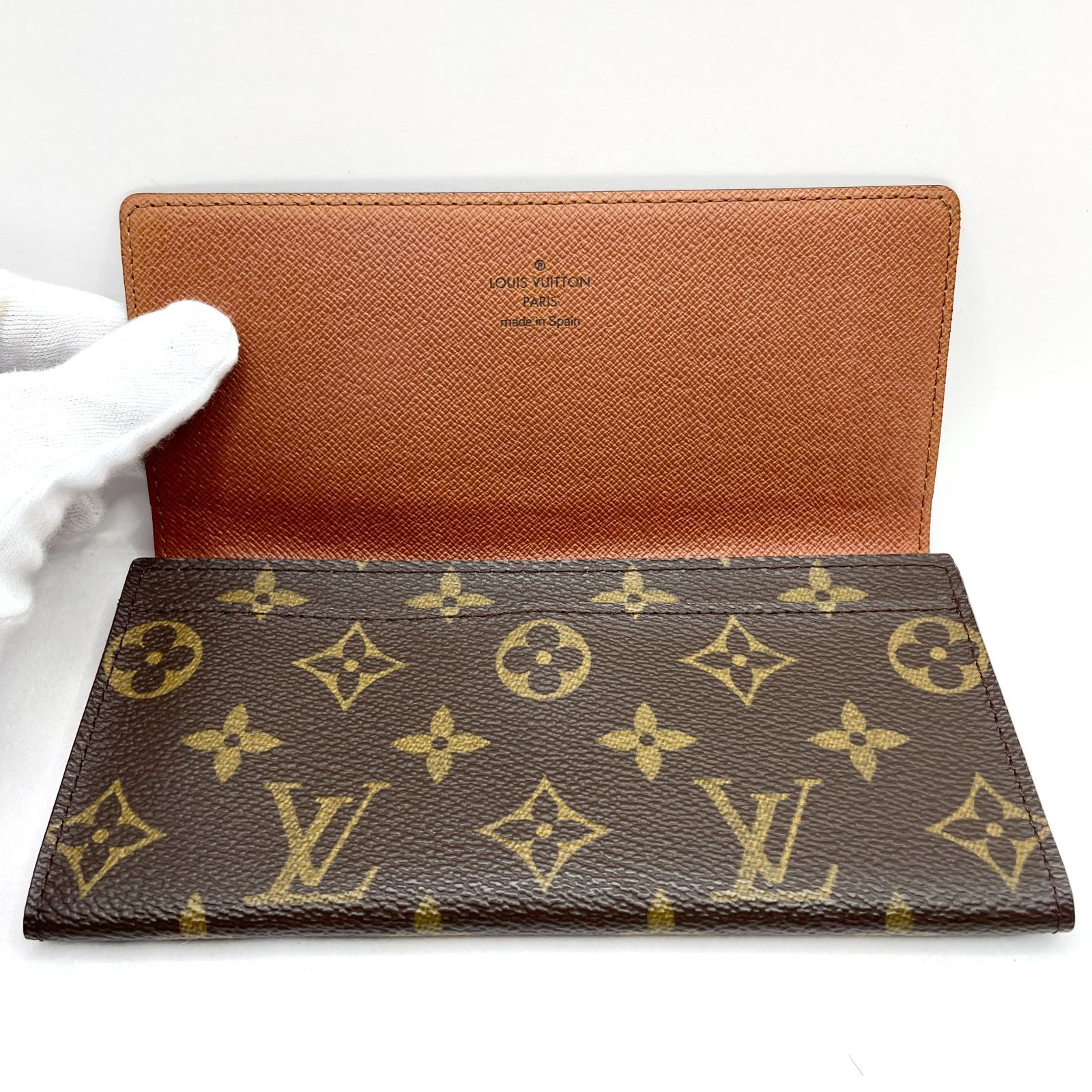 極美品』ルイヴィトン ポルトフォイユ モノグラム 三つ折り財布 長財布